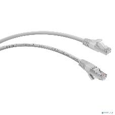 Шнур комм. Cabeus, кат. 6A, экр., S/FTP, RJ45/RJ45, LSZH, AWG26, 1м, серый