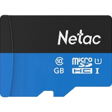 Флеш карта microSDHC 8Gb Netac P500 NT02P500STN-008G-S (без SD адаптера) 80Mb/s