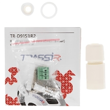 Камера видеонаблюдения IP Trassir TR-D9151IR2 1.4-1.4мм корп.:белый