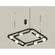 Светильник Ambrella light XB9182200/8 SBK/CL черный песок/прозрачный GX53 (C9182, N8480)