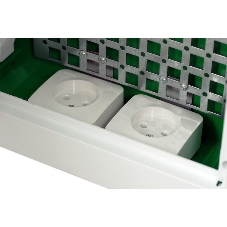 Корпус встраиваемый SE EZ9E312S2FIT City9 Box IT 3 ряда 36мод. 2 розетки с прозрачной дверцей