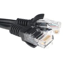 Патч-корд CCA light UTP Гарнизон PC-UTP-5e-3-BK кат.5e, 3м, литой, многожильный черный