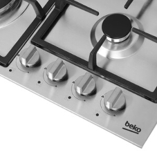 Встраиваемая газовая варочная поверхность Beko HIYG 64225 SXO нержавеющая сталь