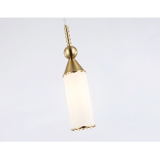 Светильник Ambrella light LH55271 BS/FR латунь/белый матовый E14 max 40W D65*1500