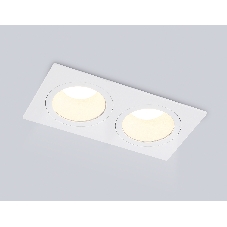 Встраиваемый точечный светильник Ambrella light TN102830/2 WH/WH белый/белый GU5.3/2 178*93*50