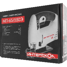 Лобзик электрический ИНТЕРСКОЛ МП-65/550Э 550Вт,3000х/мин,ход 19мм,маят,2.2кг 101.1.1.00