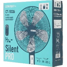 Вентилятор Centek CT-5026 черный, напольный, 65 Вт, 4 скорости, 44.5 см