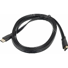 Кабель аудио-видео High Speed ver.1.4 Flat HDMI (m)/HDMI (m) 2м. черный Кабель аудио-видео High Speed ver.1.4 Flat HDMI (m)/HDMI (m) 2м. черный