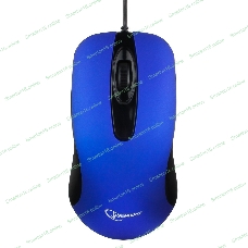Мышь проводная Gembird MOP-400-B синий, 1000 dpi, USB, кнопки - 3