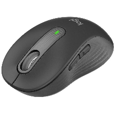 Мышь беспроводная Logitech Signature M650 графитовый, 4000 dpi, радиоканал, Bluetooth, USB, кнопки - 5