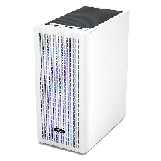 Компьютерный корпус без блока питания PCCOOLER MA100 MESH WH, Mesh Mid Tower, White, TG, 0.4 SPCC, 3x120мм ARGb ATX, mATX, mITX 160/310/180мм 2x2.5