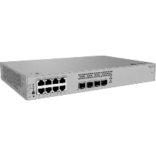 Коммутатор Huawei eKit S220S-8P4J (L2, 8*10/100/1000BASE-T ports (128 W PoE+), 4*2.5GE SFP ports, built-in AC power, Fanless)