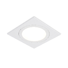 Светильник встраиваемый TN6607 WH белый IP44 GX53 max 15W 110*110*23