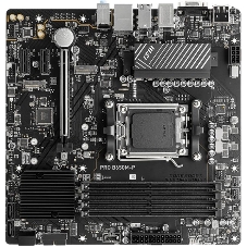 Материнская плата MSI PRO B650M-P, AM5, AMD B650, 4xDDR5, 4xSATA, 2xM.2, 1xPCI-E 4.0 x16, 2xPCI-E 4.0 x1, 1xHDMI, 1xDP, 1xVGA, 1x2.5Gb LAN, 2xUSB 3.2 Gen 1, 2xUSB 3.2 Gen 2, 3x3.5 мм, 7.1, Micro-ATX