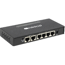 Коммутатор неуправляемый PoE ORIGO OS1206P/60W/A1A 4x100Base-TX PoE+, 2x100Base-TX, PoE-бюджет 60 Вт, корпус металл