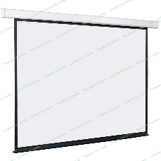 Экран с электроприводом Lumien Eco Control 229x305 см (раб. область 221х297 см) Matte White черная кайма по периметру 4:3