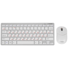 Комплект клавиатура+мышь Gembird KBS-7001-RU беспроводной, USB, 1600 DPI, белый