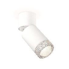 Комплект накладного поворотного светильника Ambrella light XM6312060 SWH/WH/CL белый песок/белый/прозрачный MR16 GU5.3 (A2220, C6312, N6150)