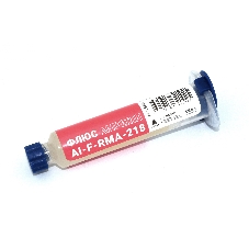 Флюс безотмывочный для BGA пайки Amperin AI-F-RMA-218 10 мл, шприц.