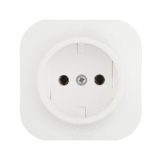 Розетка Legrand 782210 без заземления без шторок (Белая)