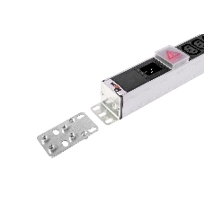 Вертикальный блок розеток ЦМО Rem-16 с выкл., 14 IEC 60320 C13, 10 C19, вход C20 16A, алюм., 33-38U (R-16-14C13-10C19-V-1420)