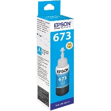 Чернила Epson 673 C13T673298 (аналог C13T67324A) голубой 70мл для Epson L800/L810/L850/L1800