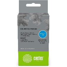 Картридж ленточный Cactus CS-M210-750430 черный шрифт, прозрачный фон (19.1 мм, 6.4 м) для Brady M210/M211/M210-LAB