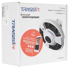Камера видеонаблюдения IP Trassir TR-D9151IR2 1.4-1.4мм корп.:белый