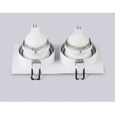 Встраиваемый точечный светильник Ambrella light TN102830/2 WH/WH белый/белый GU5.3/2 178*93*50