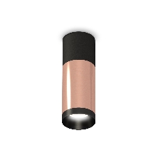 Светильник Ambrella Light XS6326040 PPG/SBK/PBK золото розовое полированное/черный песок/черный полированный MR16 GU5.3