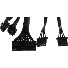 Блок питания PCCooler KF550, 550Вт, 80+ Standard, 120мм, немодульный, черный