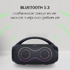Колонка портативная Digma D-PS1532 черный 60W 2.0 BT 10м 3600mAh (PS1532B)