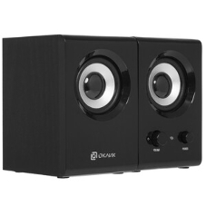 Акустическая система Oklick OK-160 2.0 черный 6Вт