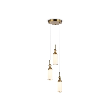 Светильник Ambrella light LH55272/3 BS/FR латунь/белый матовый E14 max 40W D230*1200