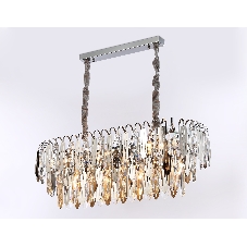 Светильник Ambrella light TR5259/10 CH/CL хром/прозрачный E27*10 max 40W 800*300*270
