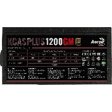 Блок питания Aerocool/Formula 1200W Retail KCAS PLUS 1200GM, 80 PLUS Gold, ATX v2.4, модульный, fan 14cm, 8x PCI-E [6+2-Pin], 10x SATA, 6x MOLEX