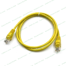 Патч-корд Buro cat.5e 1м желтый RJ-45 (м)-RJ-45 (м)
