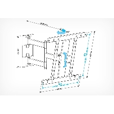Кронштейн для LCD Holder LCD-SU4601-B черный, диагональ экрана 26″–50″до 35кг.