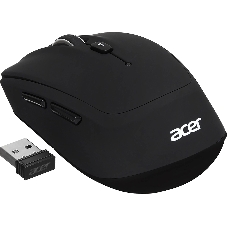 Мышь беспроводная Acer OMR050 черный, 1600 dpi, радиоканал, Bluetooth, USB, кнопки - 6