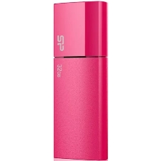 Флешка USB R/W 32Gb, Silicon Power Ultima U05, USB 2.0, Розовый