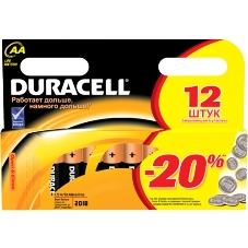 Батарейка DURACELL LR6-12BL BASIC (12 шт. в уп-ке)