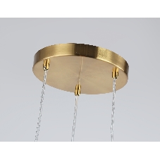 Светильник Ambrella light LH55272/3 BS/FR латунь/белый матовый E14 max 40W D230*1200