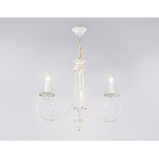 Светильник Ambrella light TR9605/3 WH белый E14/3 max 40W D560*650