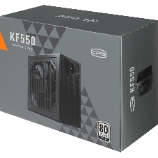 Блок питания PCCooler KF550, 550Вт, 80+ Standard, 120мм, немодульный, черный