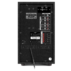 Аудиоколонки SVEN HT-210, черный, акустическая система 5.1, мощность (RMS):50Вт+5x15Вт, Bluetooth, Optical, Coaxial, FM-тюнер, USB/SD, дисплей, ПДУ