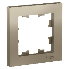 Рамка 1-м AtlasDesign шампань SchE ATN000501 Рамка 1-м AtlasDesign шампань SchE ATN000501