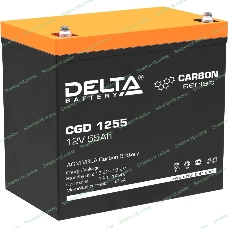 Аккумуляторная батарея Delta CGD 1255 напряжение 12В, емкость 55А·ч (230х138х205мм)