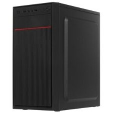 Компьютерный корпус Minitower ExeGate BAA-303M-AAA400 (mATX, БП AAA400 с вент. 8см, 2*USB, HD Audio, черный)