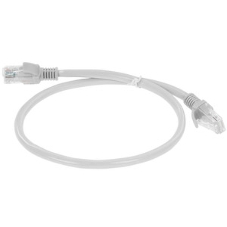 Патч-корд CCA light UTP Гарнизон PC-UTP-5e-0.5-G cat.5e, 0.5м, литой, многожильный серый