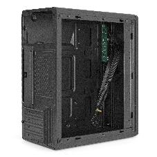 Корпус ExeGate BAA-503, Mini-Tower, чёрный, 1 x 80/90 мм